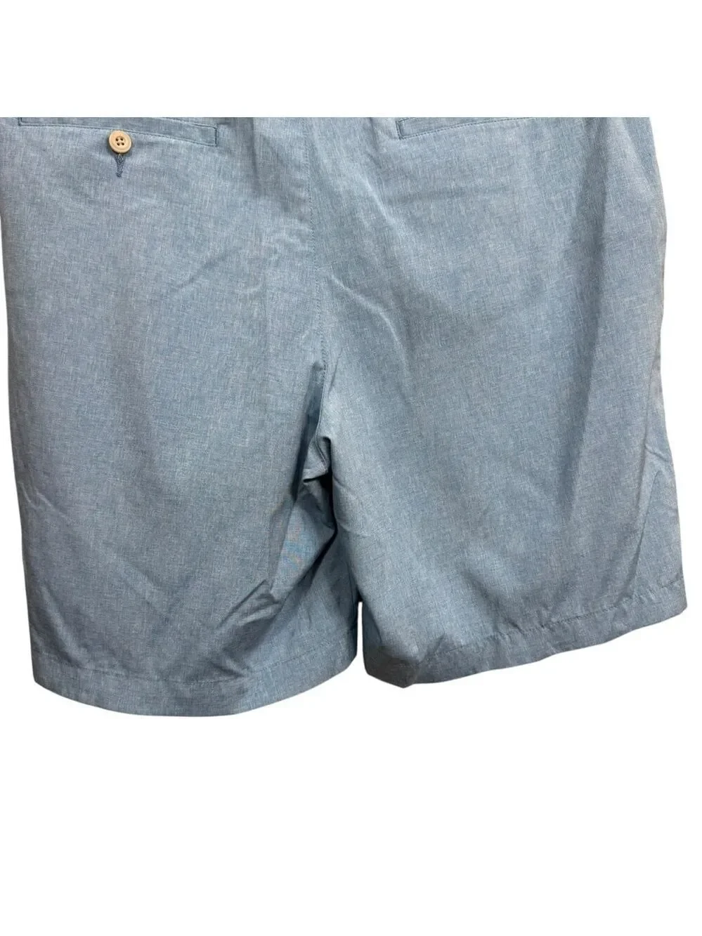 PGA Tour Blue Golf Shorts Mens Size 36 Flat Front Performance